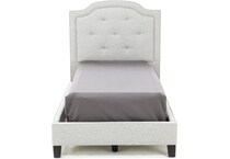 jonathan louis thrillist fog twin bed headboard   