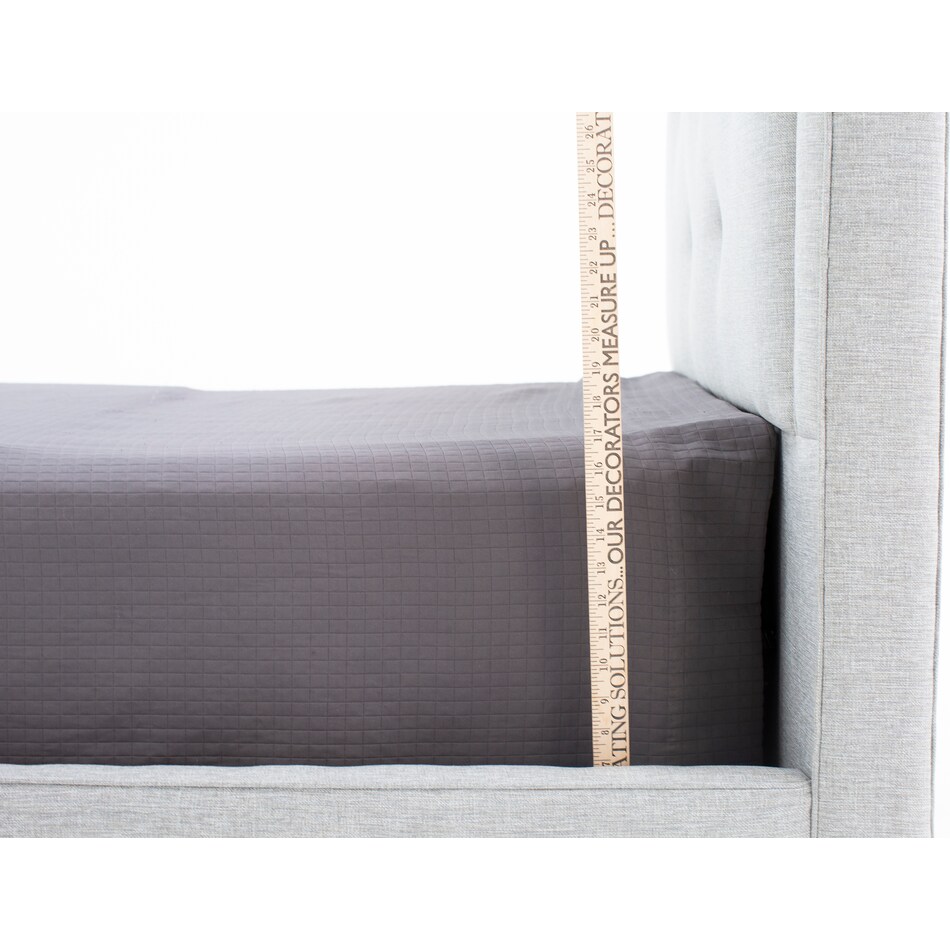 jonathan louis thrillist fog twin bed headboard   