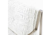 jonathan louis white accent chair   