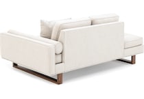 jonathan louis white chaise   stand alone   