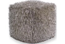 kas beige pouf   