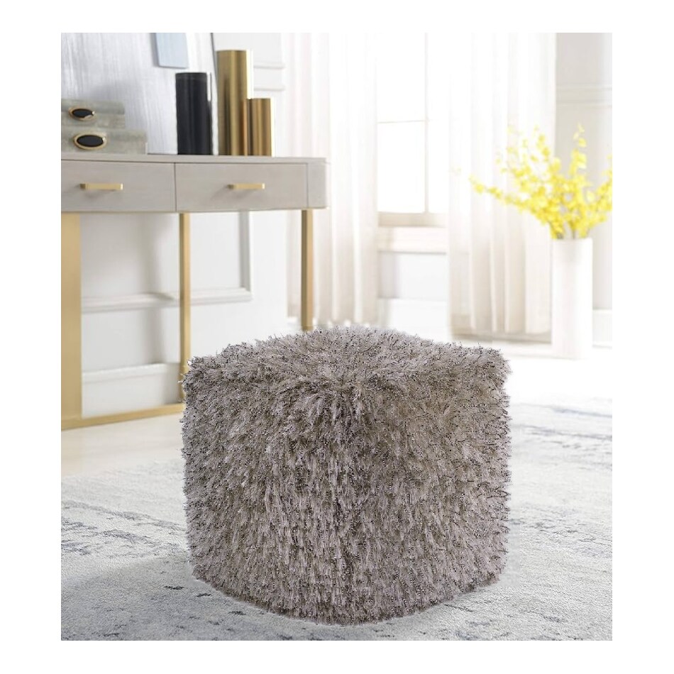 kas beige pouf   