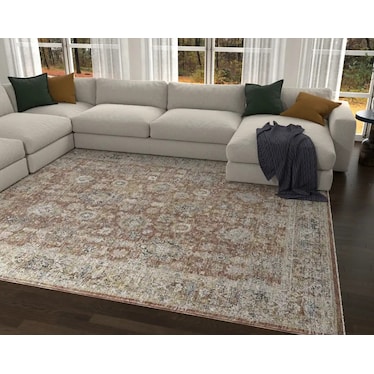 Ava Taupe/Courtney Area Rug