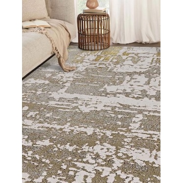 Luna Ivory/Gold Area Rug