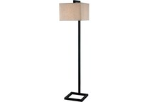 kenr black floor lamp   