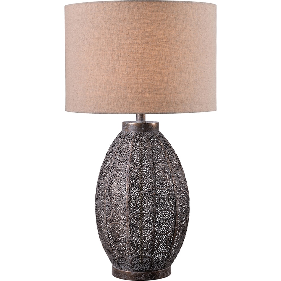 kenr bronze table lamp   