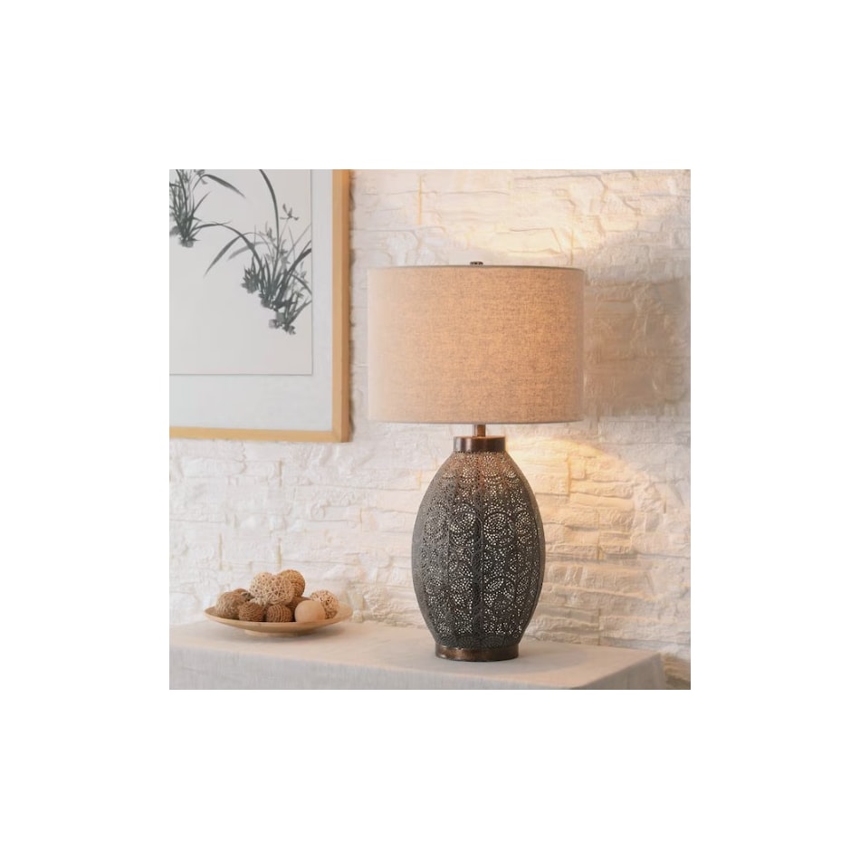 kenr bronze table lamp   