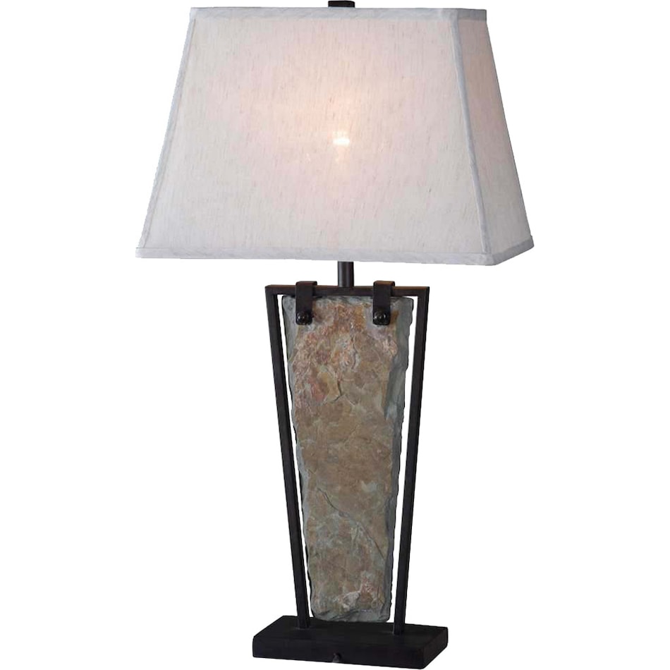 kenr grey table lamp   