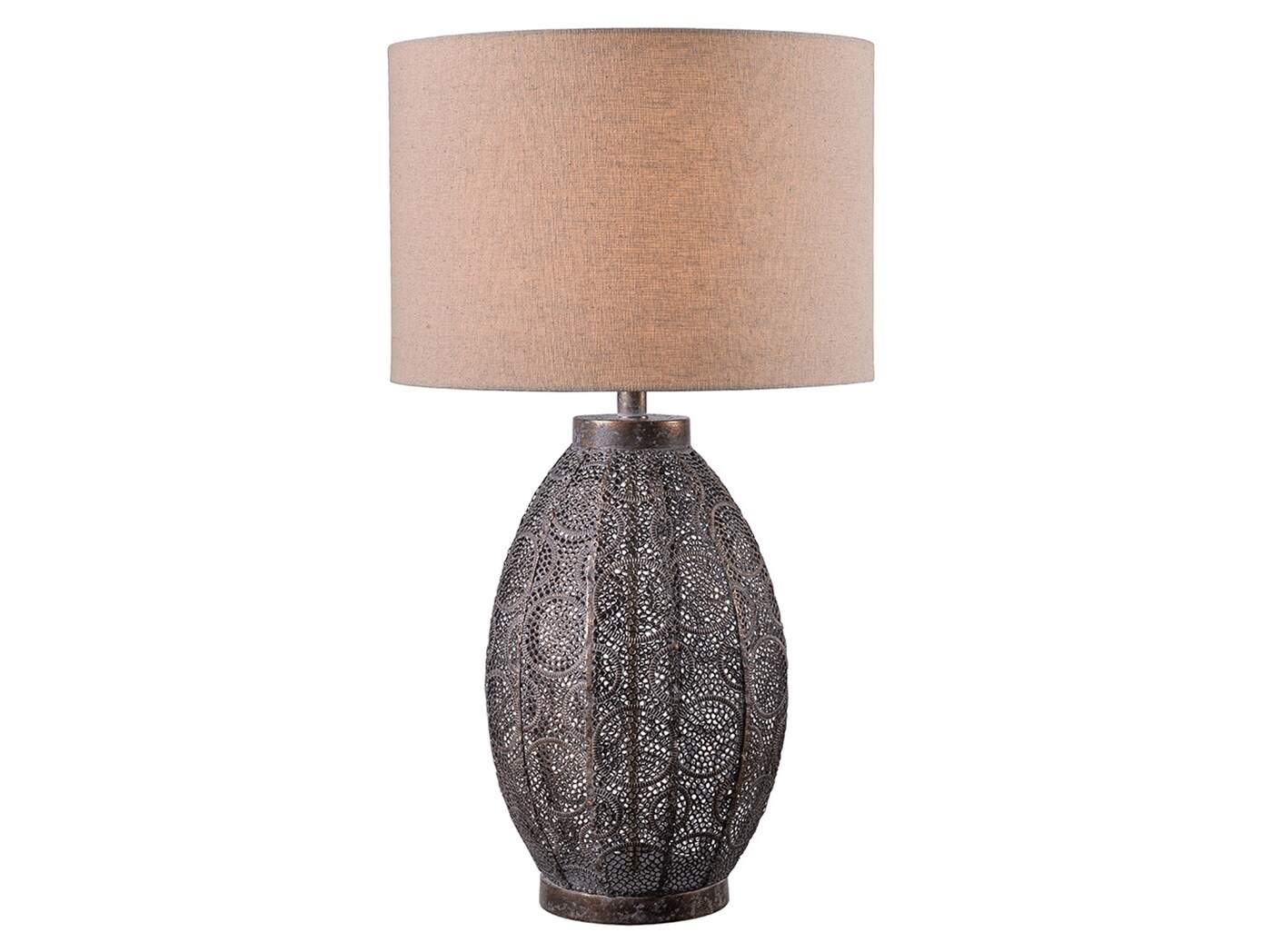 pierced table lamp