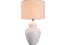 kenr white table lamp   