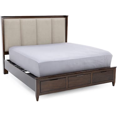 Elise Upholstered Shelter Bed