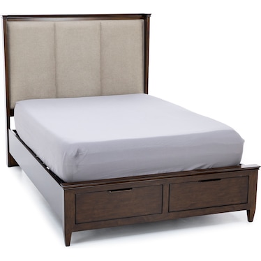 Elise Upholstered Shelter Bed