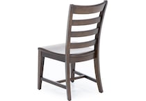 kincaid furniture brown inch standard seat height side chair   