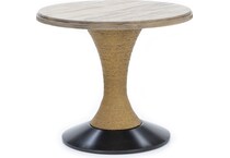 kincaid furniture brown inch bar table round oval pkg  