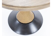 kincaid furniture brown inch bar table round oval pkg  