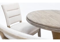 kincaid furniture brown inch bar table round oval pkg  