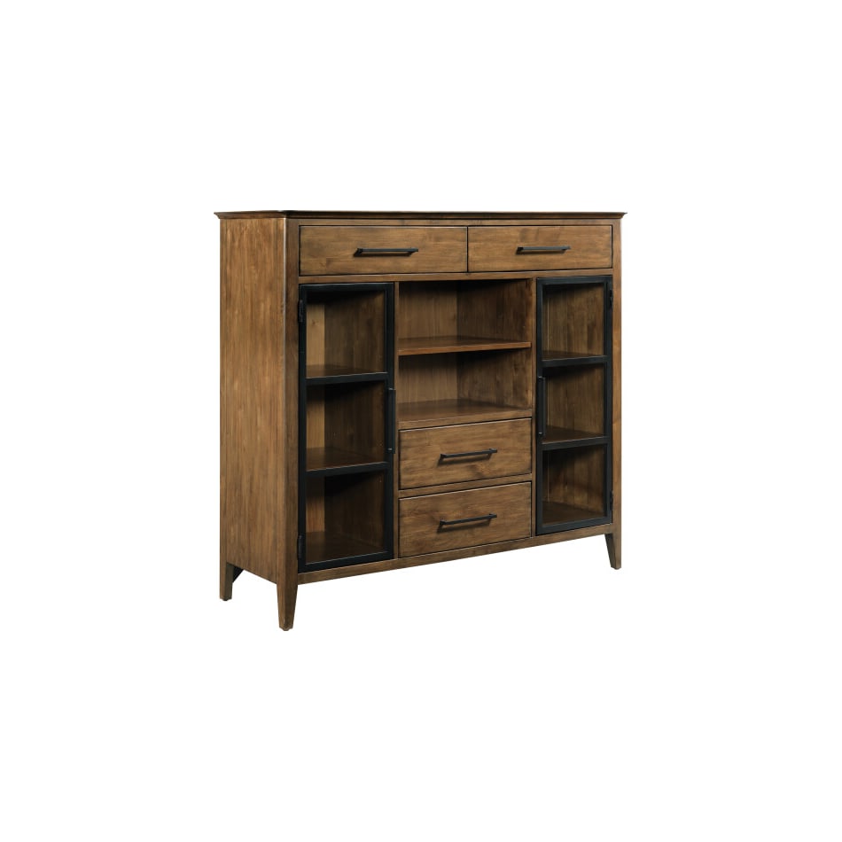 kincaid furniture brown buffet server sideboard   