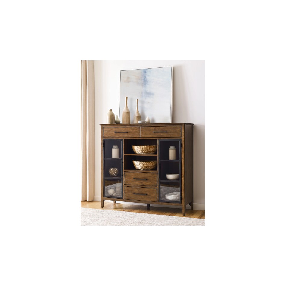kincaid furniture brown buffet server sideboard   