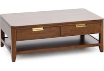 kincaid furniture brown cocktail table asr  