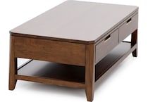 kincaid furniture brown cocktail table asr  