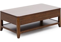 kincaid furniture brown cocktail table asr  