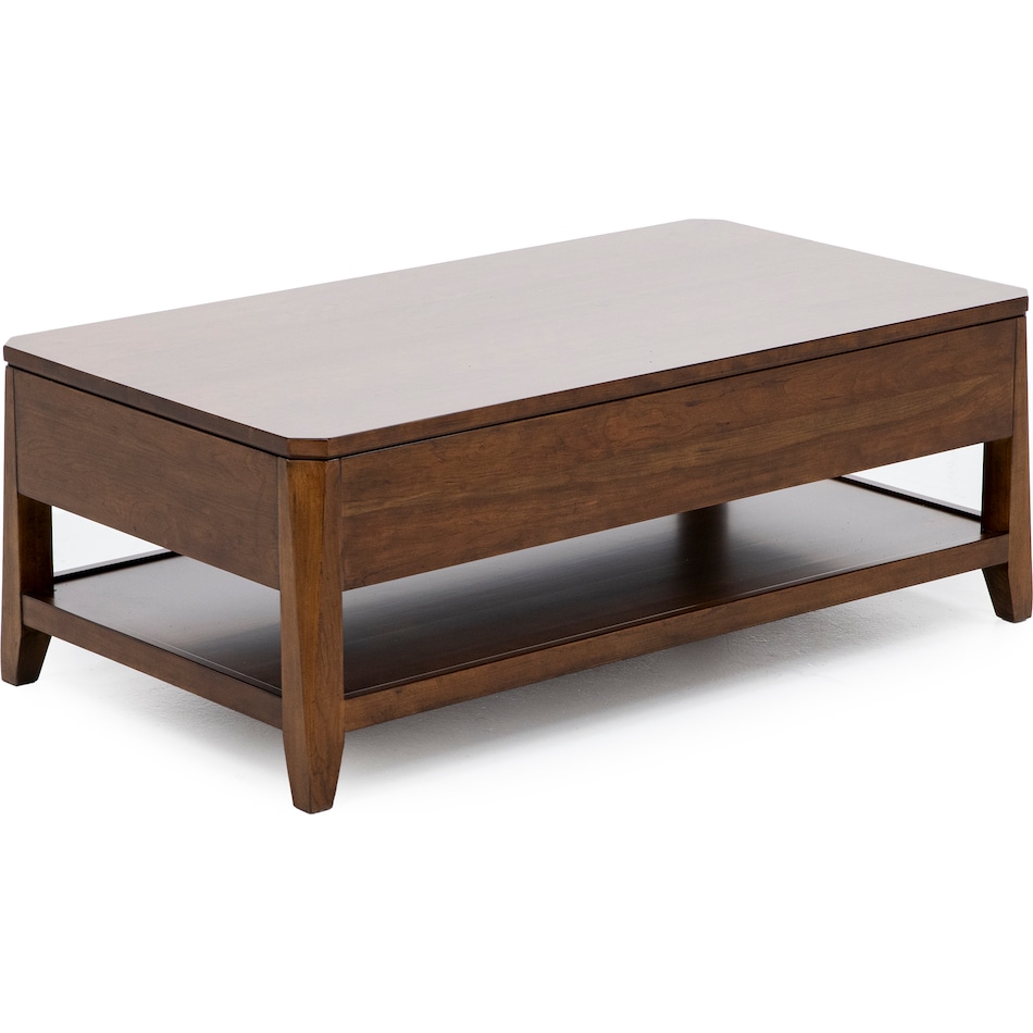 kincaid furniture brown cocktail table asr  