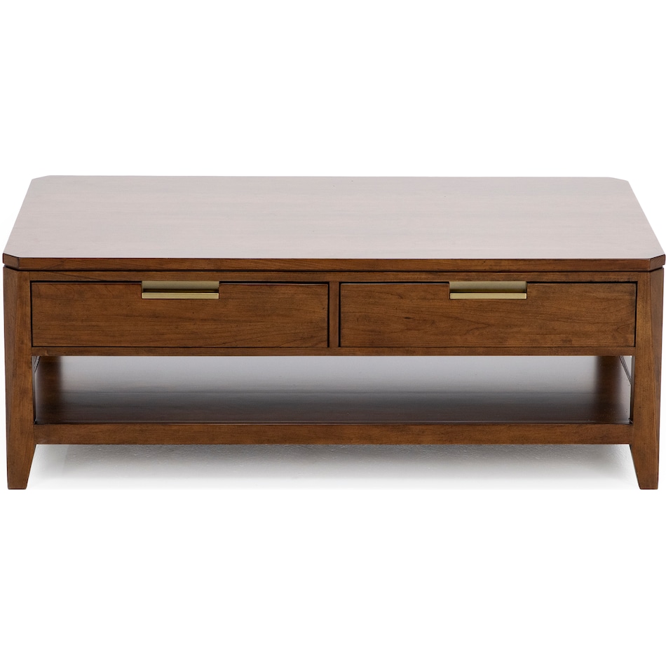 kincaid furniture brown cocktail table asr  