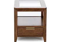 kincaid furniture brown end table asr  