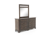 kincaid furniture brown mirror   