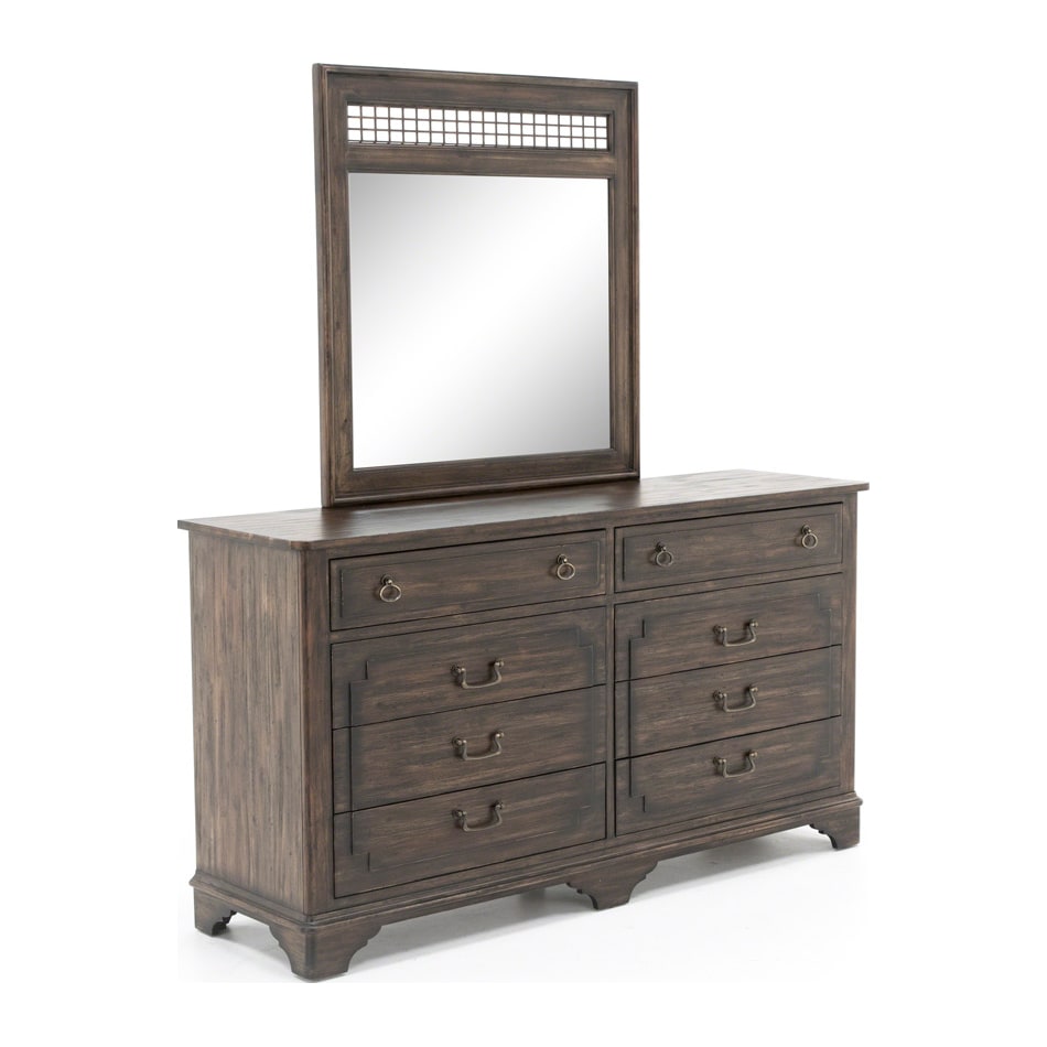 kincaid furniture brown mirror   