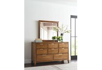 kincaid furniture brown mirror   