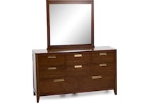 kincaid furniture brown mirror   