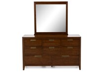 kincaid furniture brown mirror   