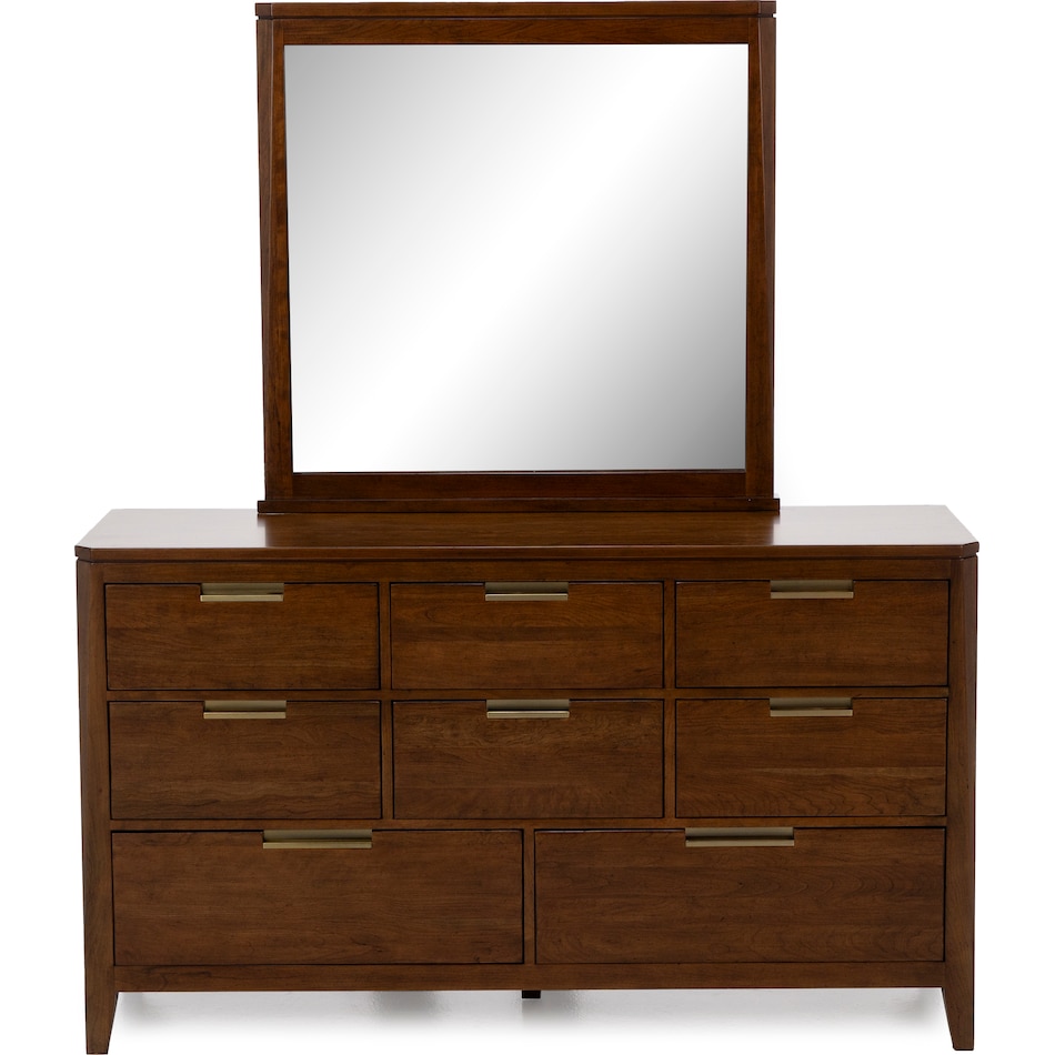 kincaid furniture brown mirror   