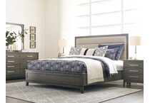 kincaid furniture brown queen bed package qup  