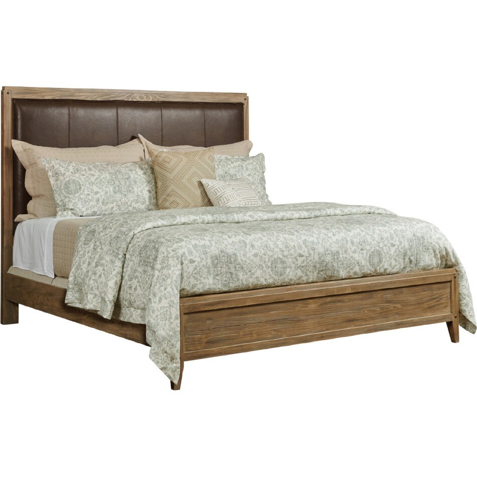 kincaid furniture brown queen bed package pk  