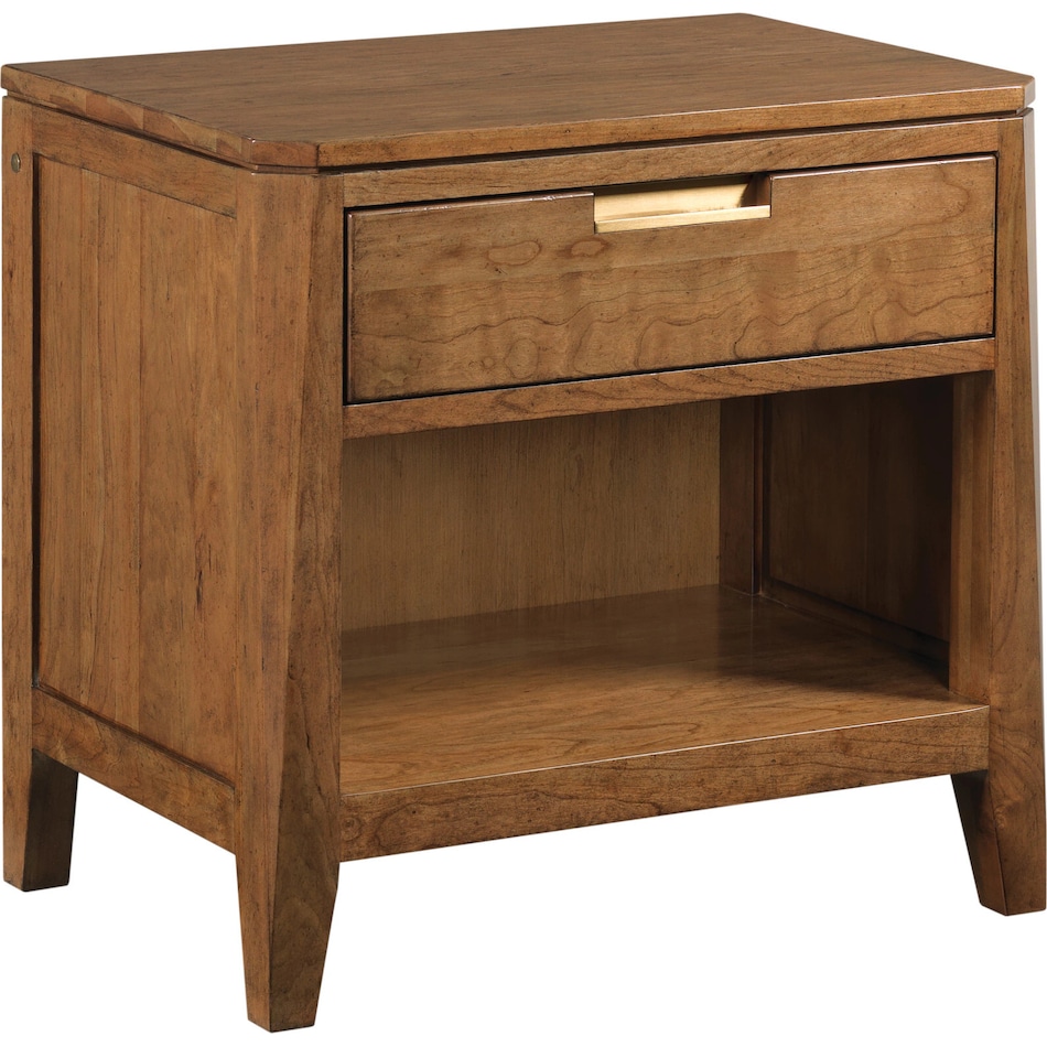 kincaid furniture brown single drawer   