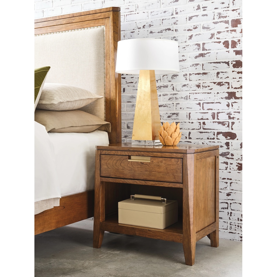 kincaid furniture brown single drawer   