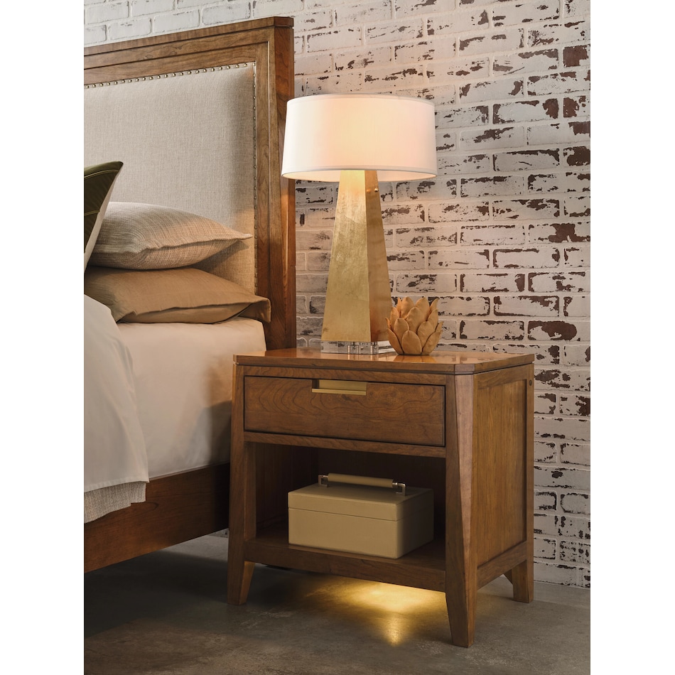 kincaid furniture brown single drawer   