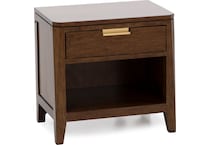 kincaid furniture brown single drawer   