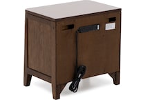 kincaid furniture brown single drawer   
