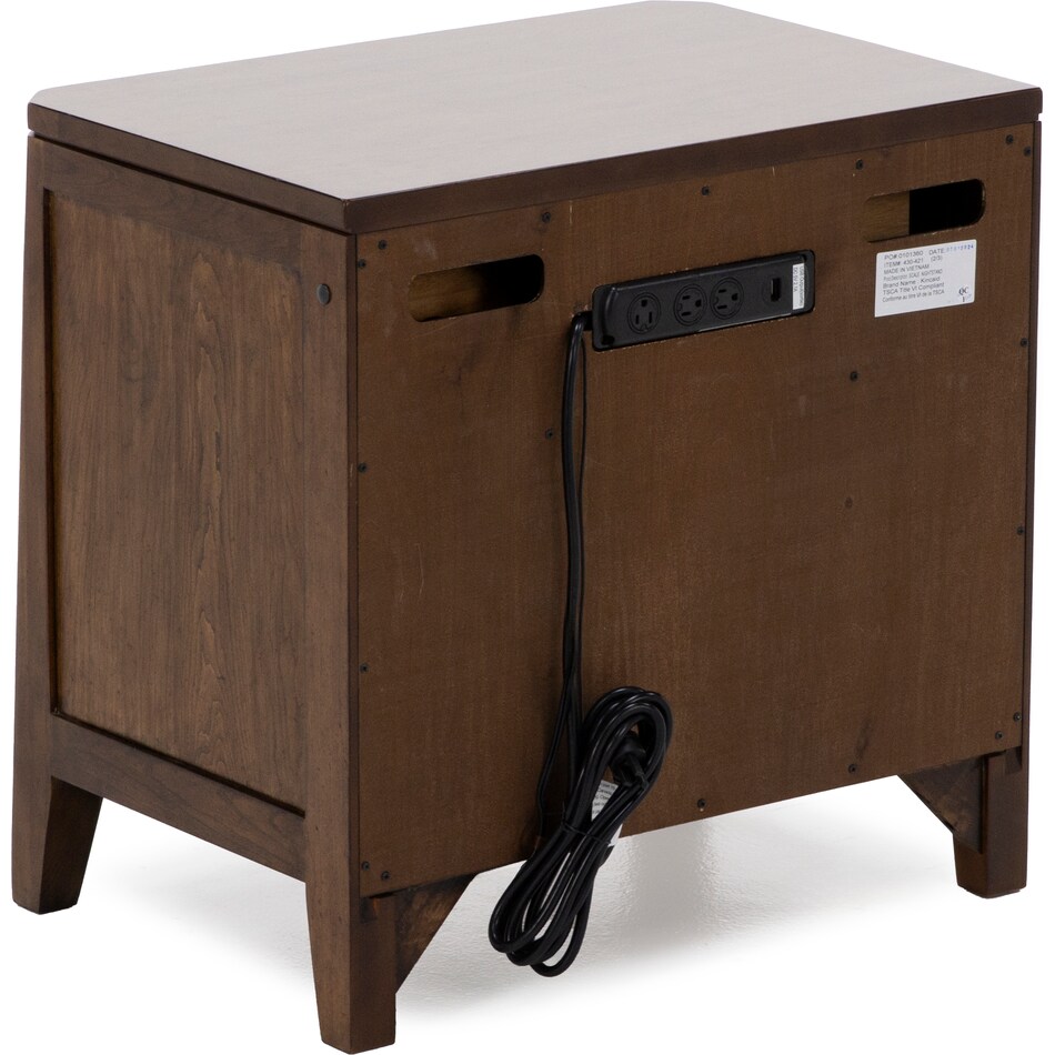kincaid furniture brown single drawer   