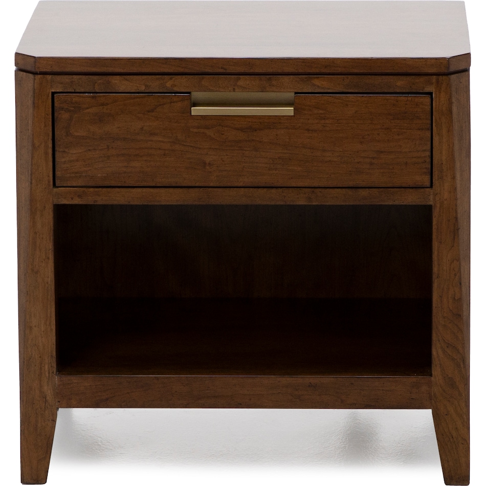 kincaid furniture brown single drawer   