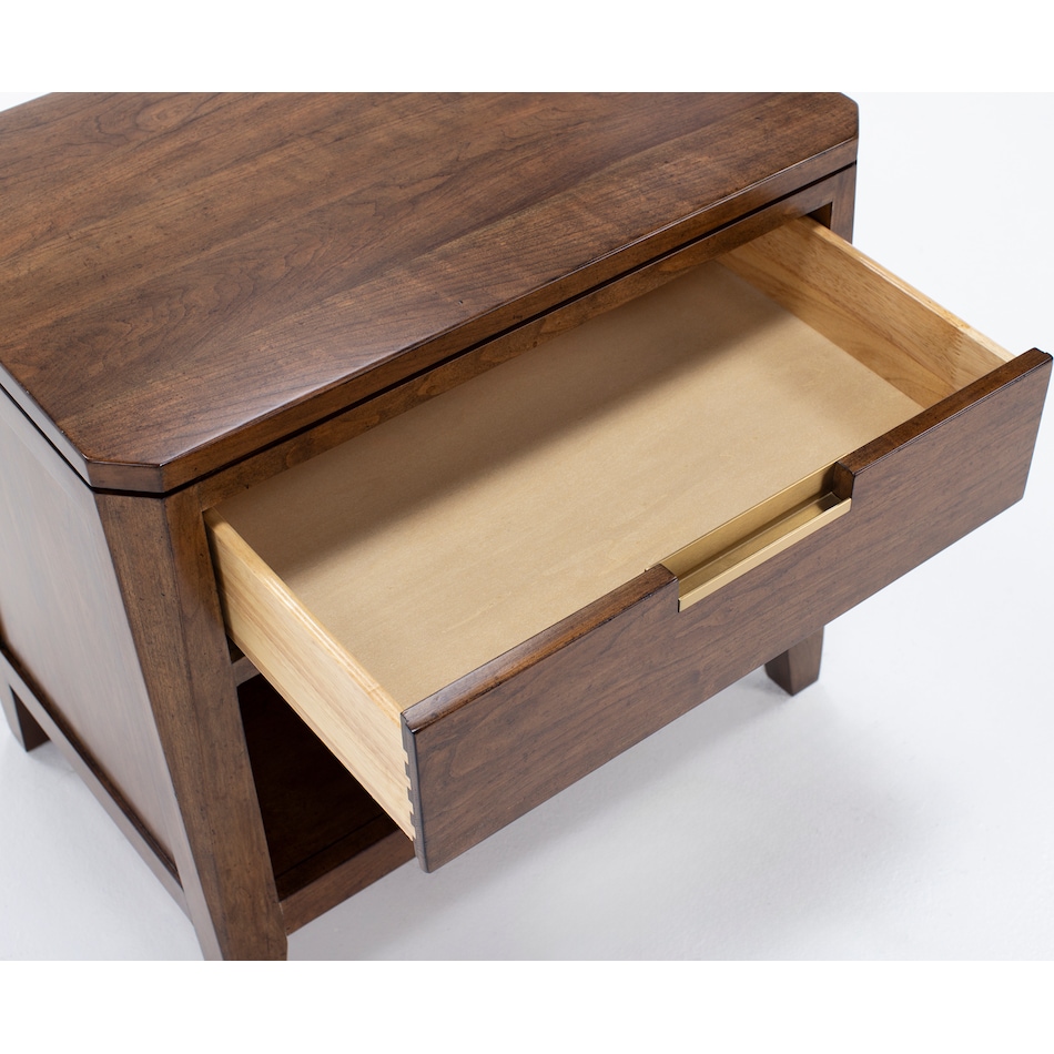 kincaid furniture brown single drawer   
