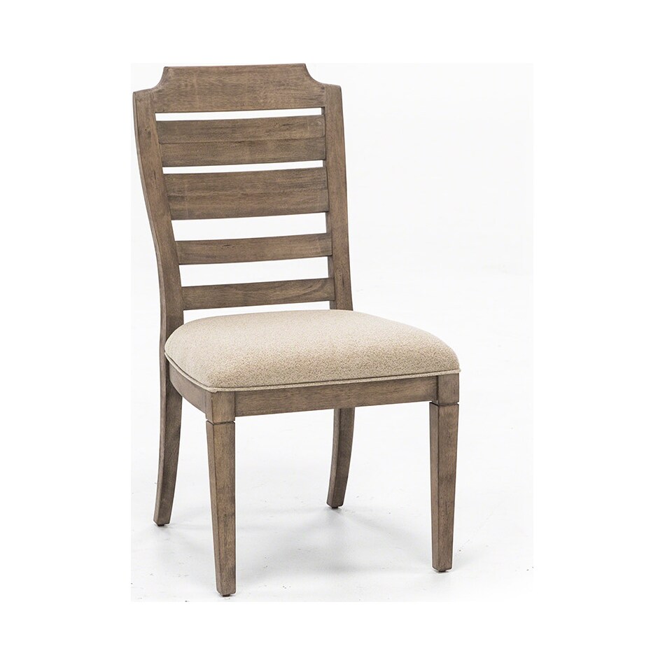 kincaid furniture brown standard height side chair   