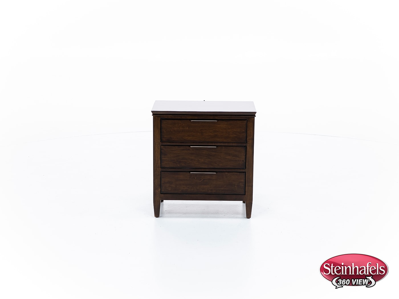 kincaid furniture brown three drawer  image   