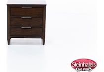 kincaid furniture brown three drawer  image   