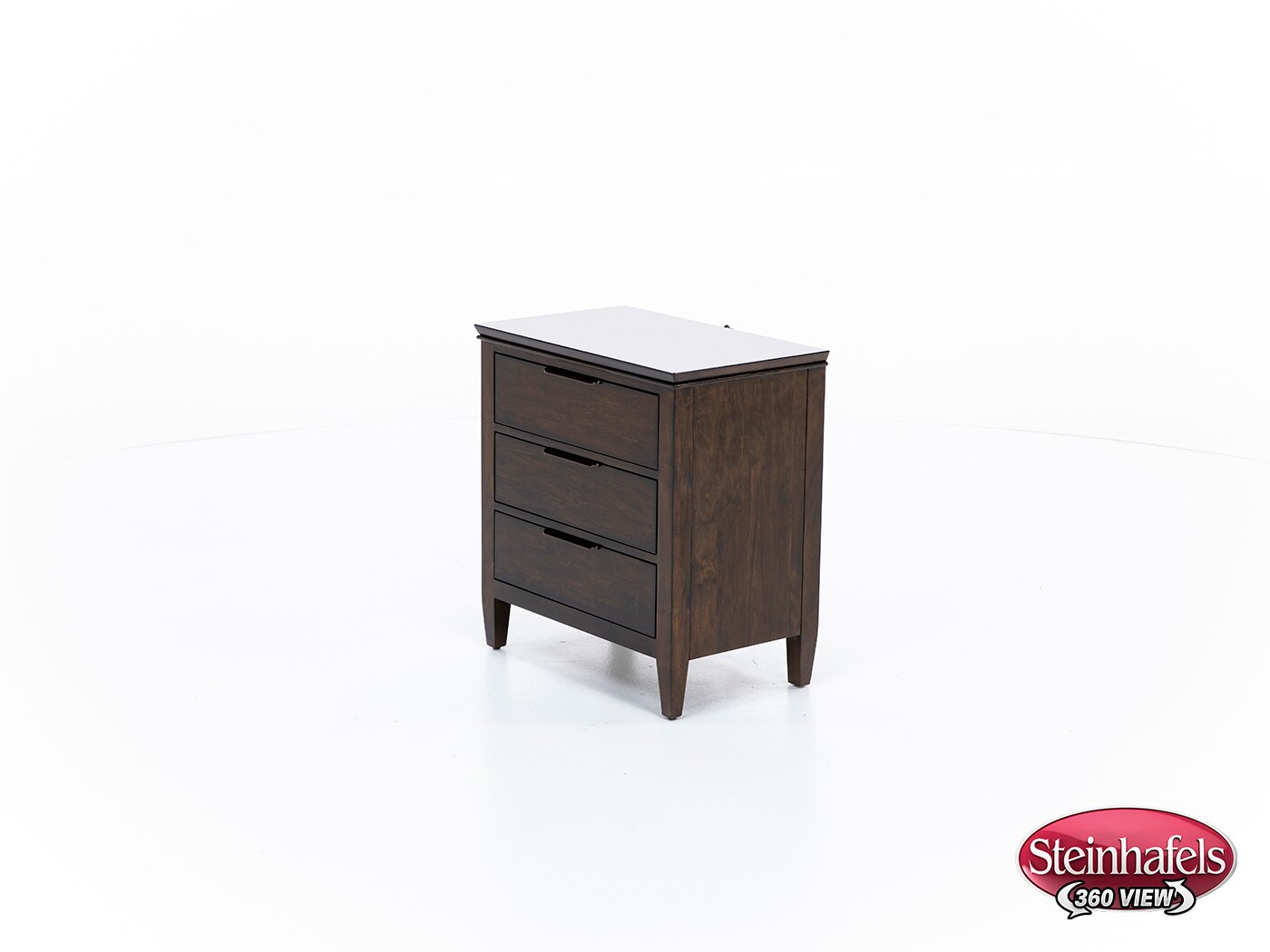 kincaid furniture brown three drawer  image   