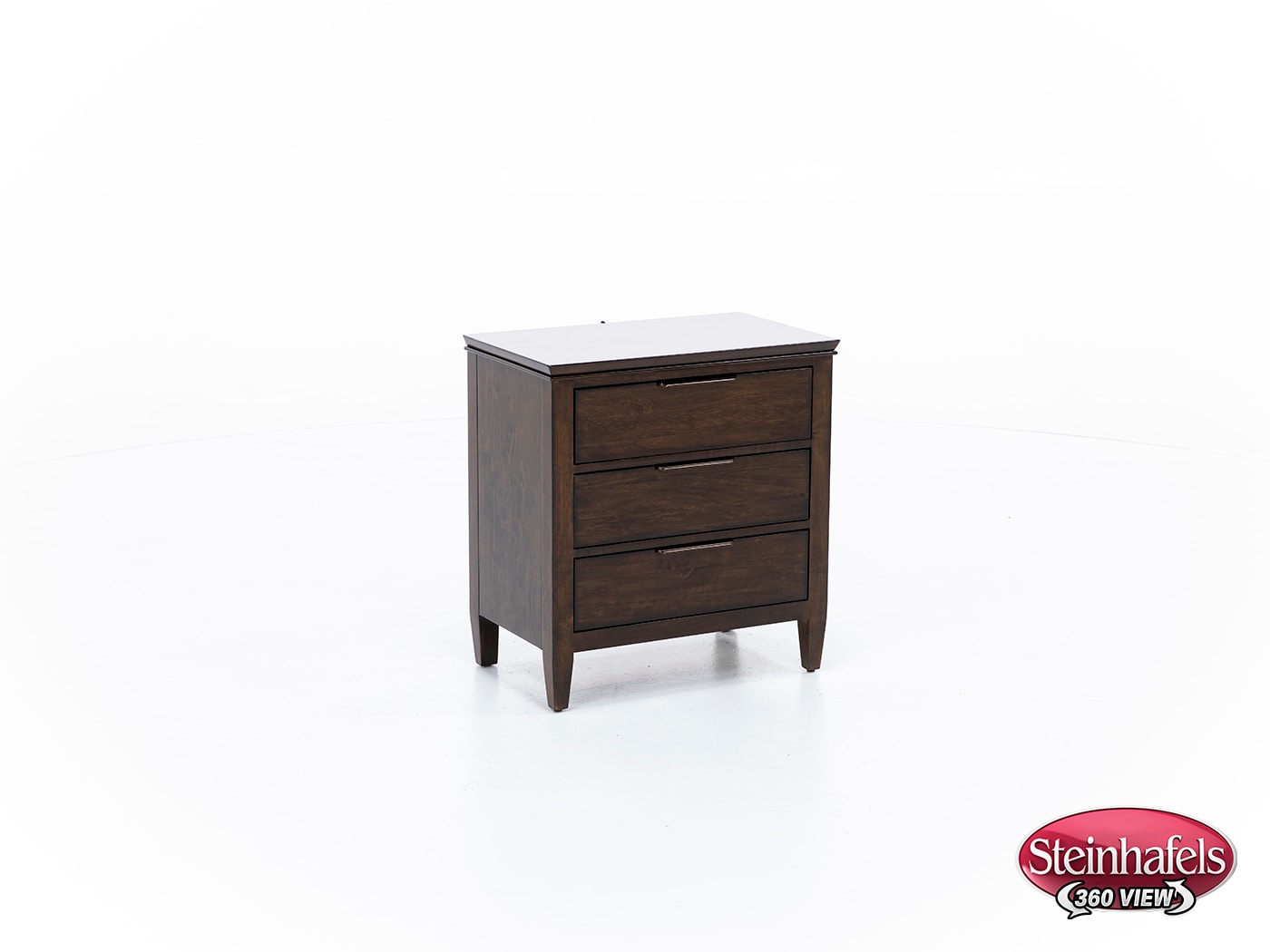 kincaid furniture brown three drawer  image   