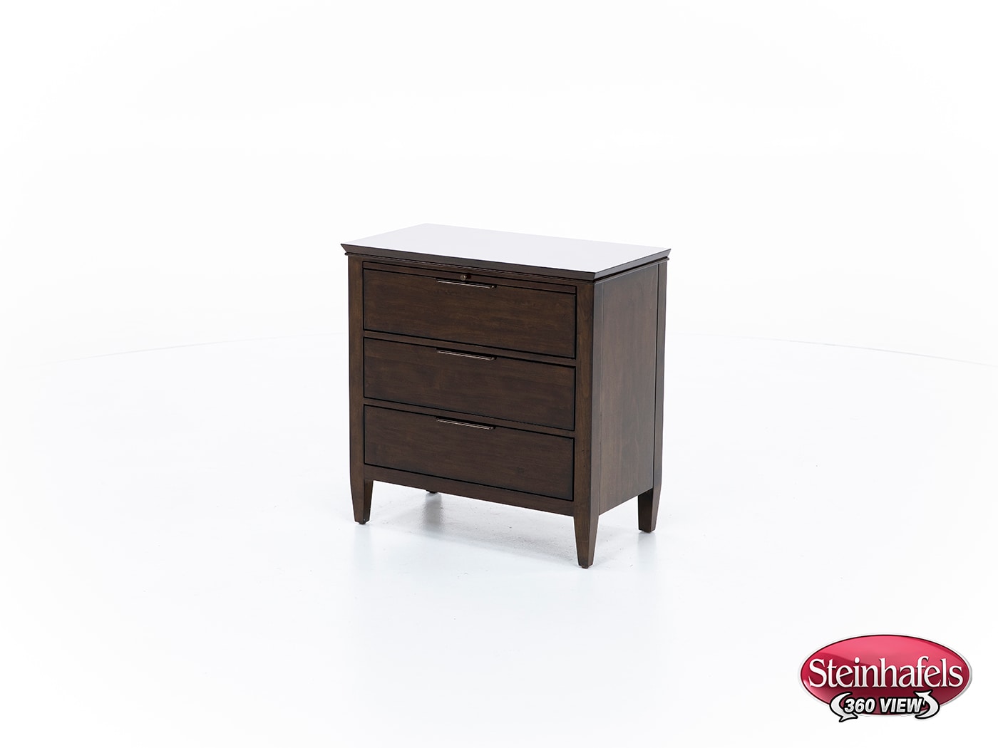 kincaid furniture brown three drawer  image   